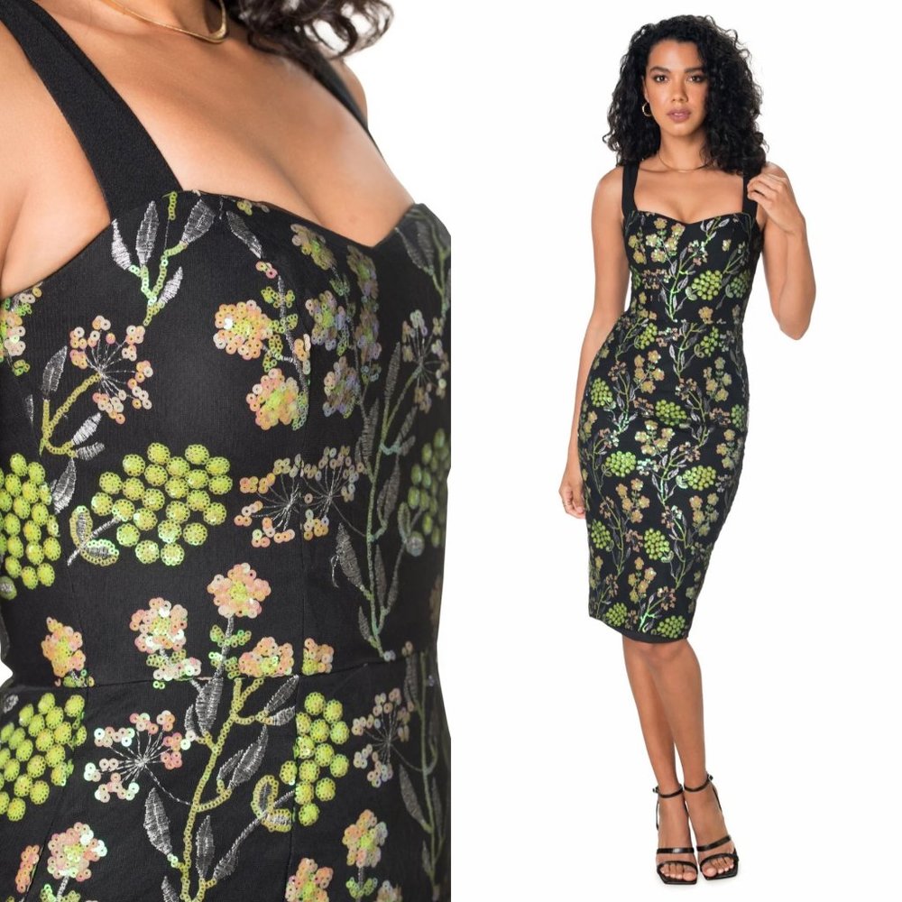 Dress the population nicole lemongrass cocktail dress FINAL PRICE NO OFFERS
